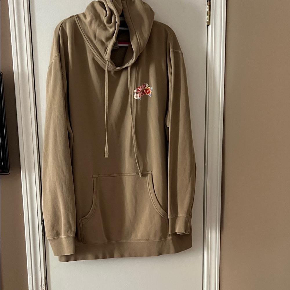 Santa Cruz Skateboards Tan Hoodie